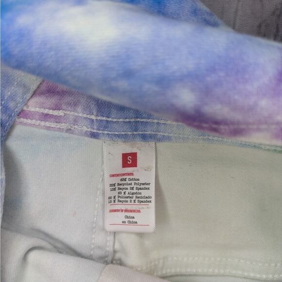 Rainbow Tie Dye Overalls size S - Picture 2 of 5